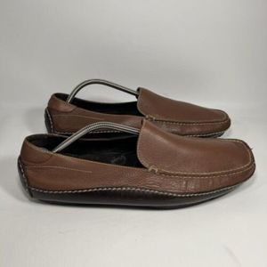 Cole Haan Driving Loafers Brown Shoes Slip-On Leather Mens Size 11 M